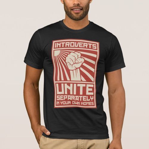 T-shirt Introverts unissent séparément dans vos propres