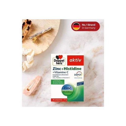 Zinc Plus Histidine Plus Vitamine C Plus Zinc Plus HISTIDINE - Minraux