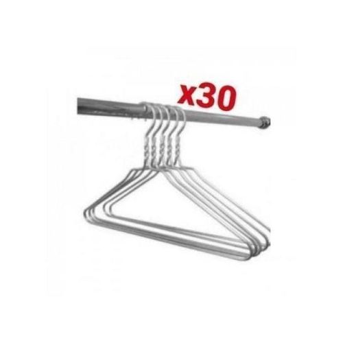Cintres en Métal RapDuty, Antidérapants, pour Vêtements, pour Chambre à Coucher, Or, Argent, Garde-Robe, Rangement, 30 Pièces