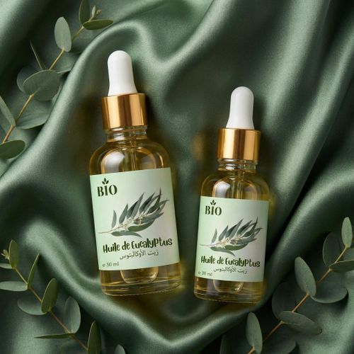 Ensemble Huile de Eucalyptus 50 ml et Huile de Eucalyptus 30 ml qualité premium
