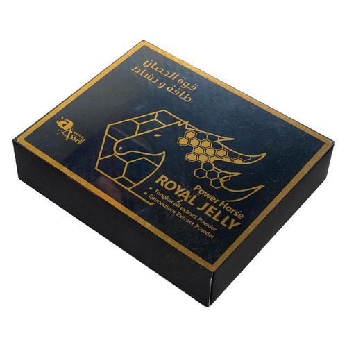 Puissance de Cheval J-royal - For Him - miel bio de la collection Paramount avec Superbe d'abeille naturel et mélange d'herbes 100 % pures Boost Your Energy (paquet de 24 sachets)