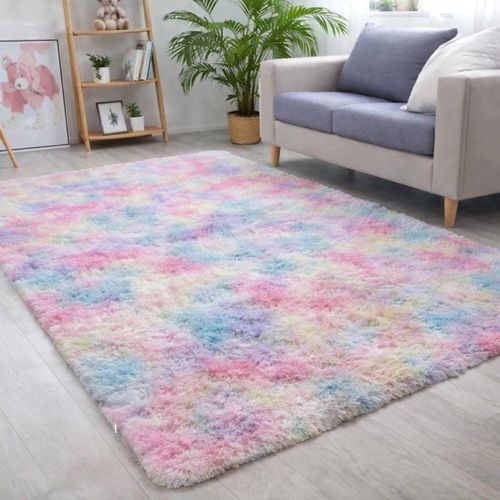 tapis shaggy moelleux pour salon et chambre à coucher. Tapis de sol doux et confortable, 200x150 cm