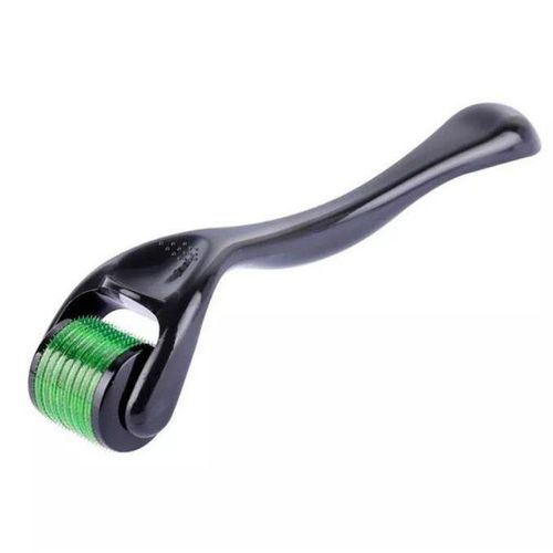 Derma Roller System pour la peau du visage, le corps, la croissance des cheveux , 0.5mm,540 micro-PIC titane 0.5mm, Rouleau microneedling visage barbe cheveux