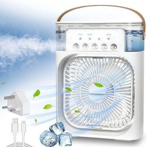 Mini climatiseur portable USB 3 en 1, ventilateur, refroidisseur, purificateur
