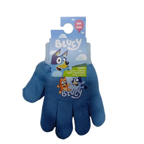 Gants tricotés pour enfants bluey