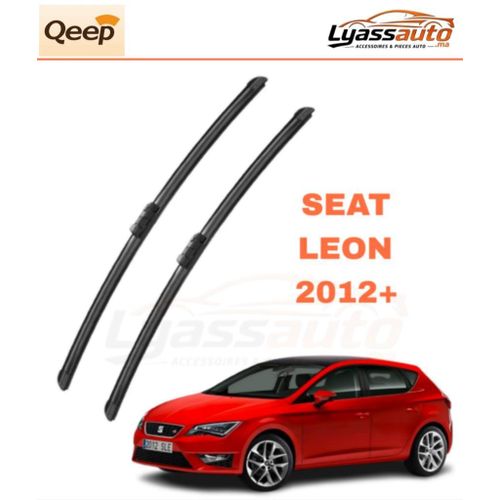 Paire de Balais d'Essuie-Glace Sans Cadre 26+16 Pour SEAT LEON 2012+