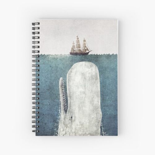 The White Whale Spiral Notebook Bloc note
