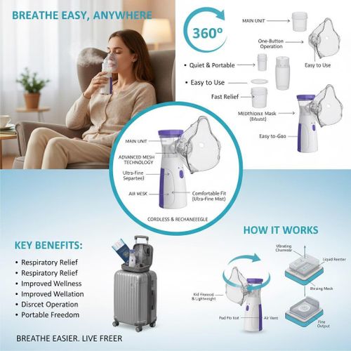 Compact silencieux et facile à utiliser