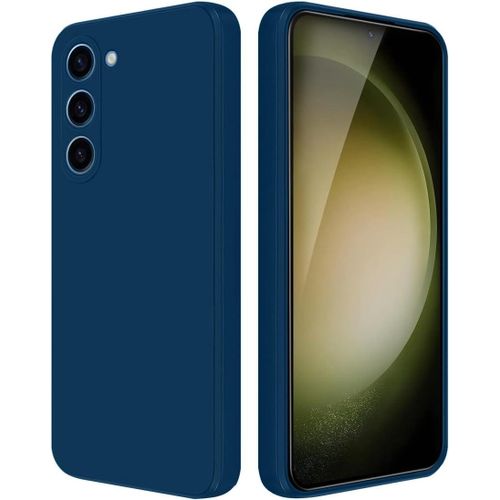 Pochette silicone bleu pour Samsung Galaxy S23 5G