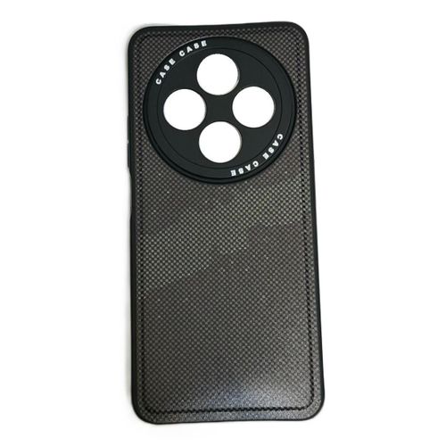 Coque souple et solide motif carbone texture pour OPPO Reno 12F / RENO 12FS