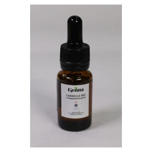 Genna Huile Essentielle Cannelle Feuille BIO 10Ml, puissant anti-infectieux (antibactérien, antiviral, antifongique), aromathérapie pour purifier l'air, lutte contre les infections gastro-intestinales, stimule la circulation, tonifie le corps et l'esprit