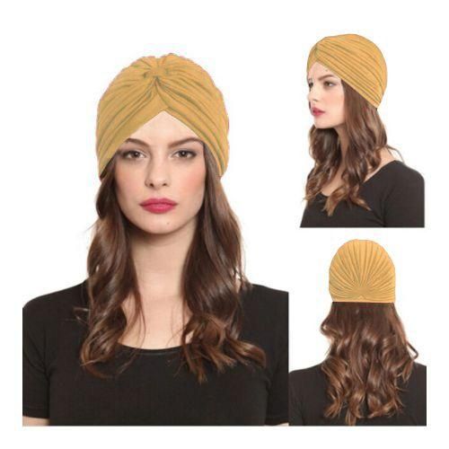 Bonnet turban pour adulte avec nud nou pour femme
