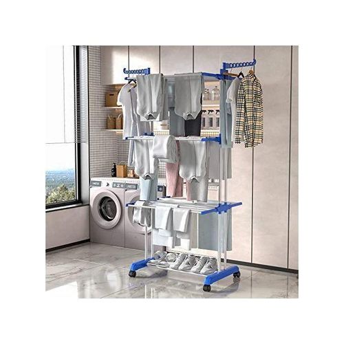 Séchoir à Linge Tour Pliable et Mobile