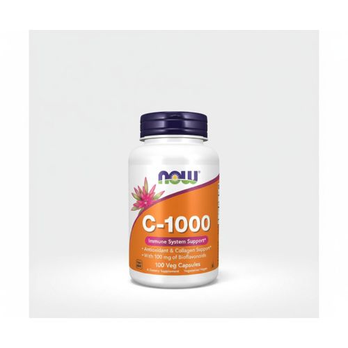 Vitamine C 1000mg avec Bioflavonoïdes - 100 Capsules Végétales pour Soutien Immunitaire & Antioxydant