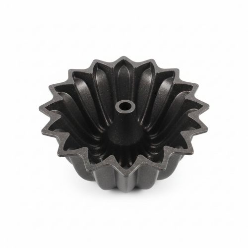 Moule à gâteau en granite antiadhésif – Design cannelé élégant