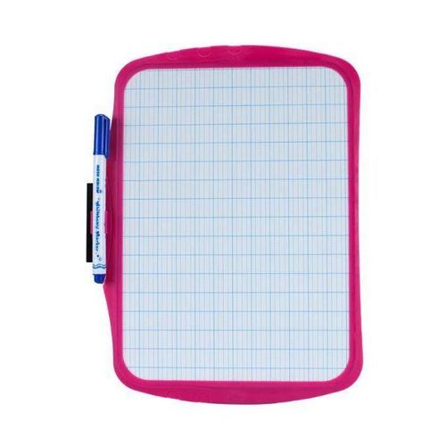 Ardoise d'écriture effaçable à sec + Feutre + gomme