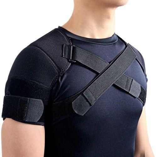 Correcteur de dos double attelle dpaule rglable ceinture de soutien dpaule double bandage croise