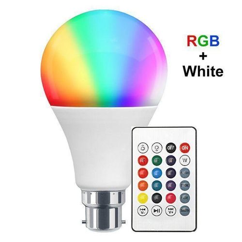 Led Lampe RGB Changement de Couleur Ampoule a Télécommande B22