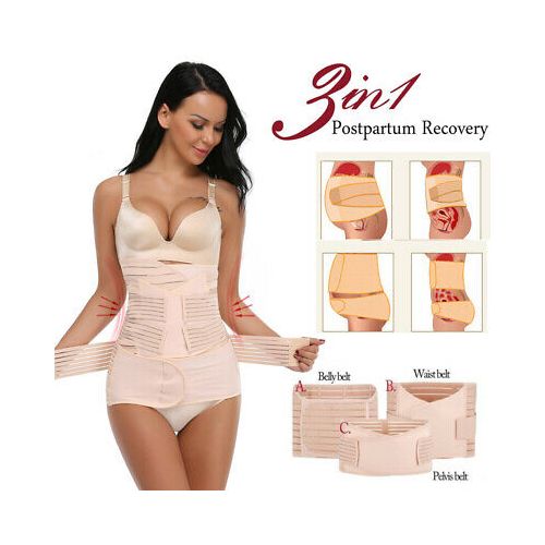 3 in1 Postpartum abdomen Ceinture Compression - récupération abdominale après accouchement