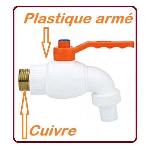 Robinet PPR PVC raccords de tuyauterie d'eau robinet de Machine à laver 20 mm