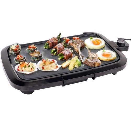 Plaque de Cuisson lectrique Grill Antiadhsif Temprature Rglable planche grillades lectrique 1200W barbecue