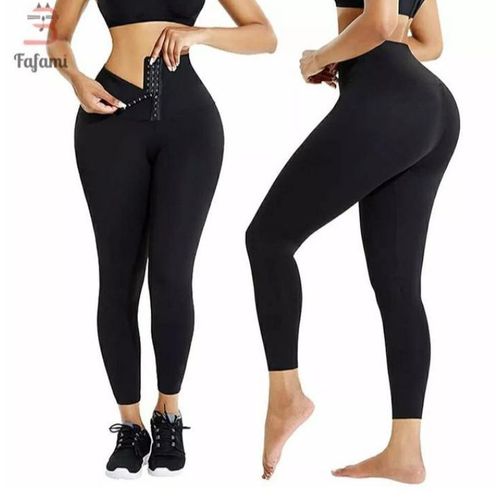Leggings de sport taille haute pour femme. Effet ventre plat