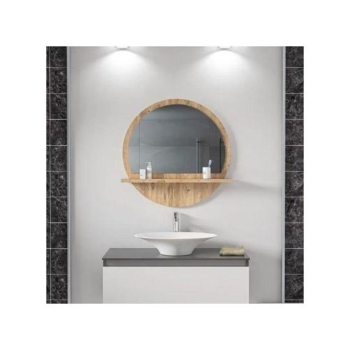 Partagez ce produit Miroir mural avec étagère, murale-miroir multi fonctionné