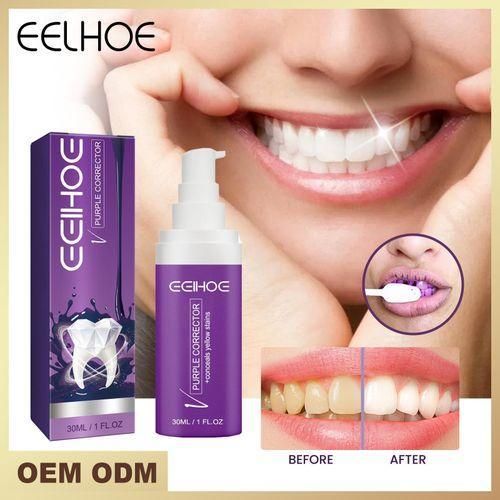 Dentifrice Nettoyage des dents Menthe Violette Bâton de blanchiment des dents Outil de nettoyage d'hygiène bucco-dentaire Blanchiment des dents Haleine fraîche Soin des dents