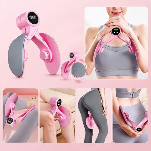 Entraîneur du Plancher Pelvien pour Femmes avec Compteur Intelligent – Appareil de Renforcement des Muscles du Périnée et des Cuisses,Structure Mécanique Triangulaire,Compteur Intégré