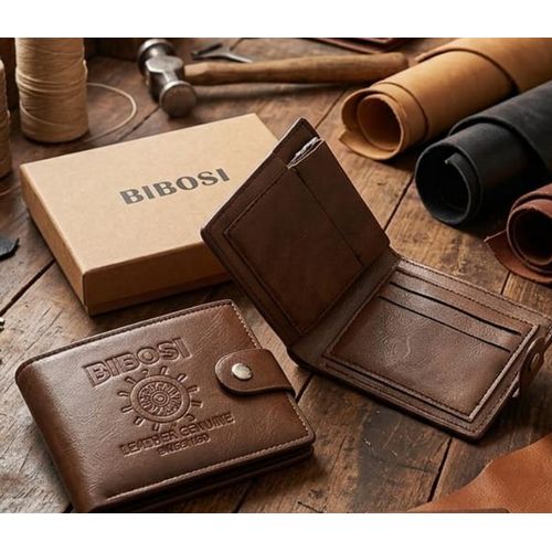 Portefeuilles pour homme Marron Style et moderne