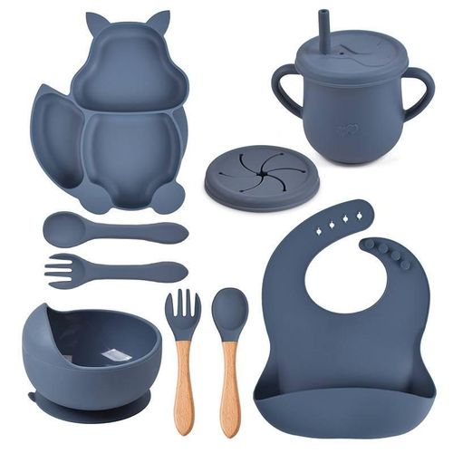 Set de repas en silicone pour vous bebes(8piece )