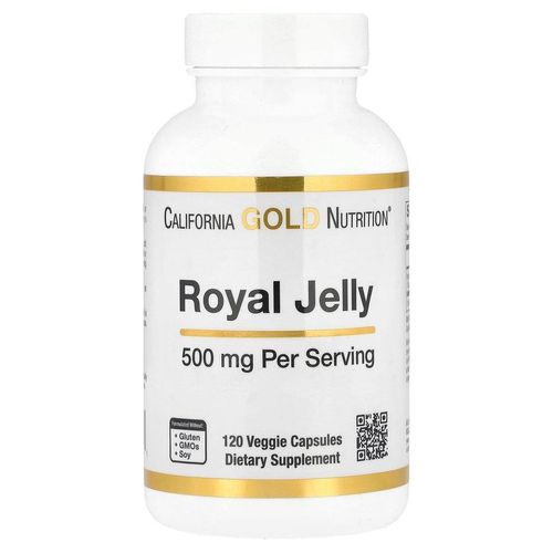 Gelée Royale 500 mg – Complément naturel pour le système immunitaire et l'énergie – 120 capsules végétariennes sans gluten