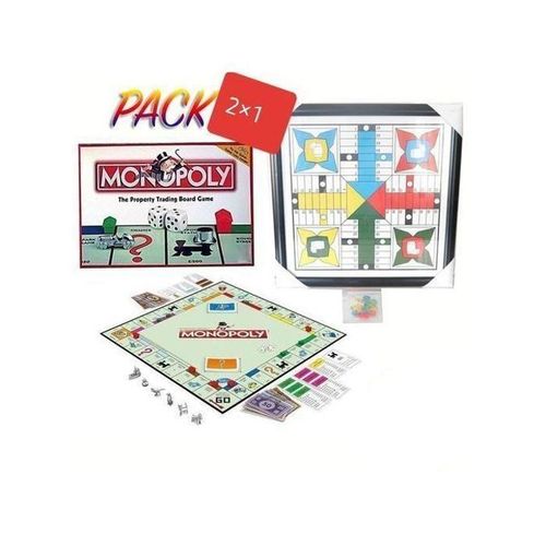 Pack 2×1 monopoly et parchisi