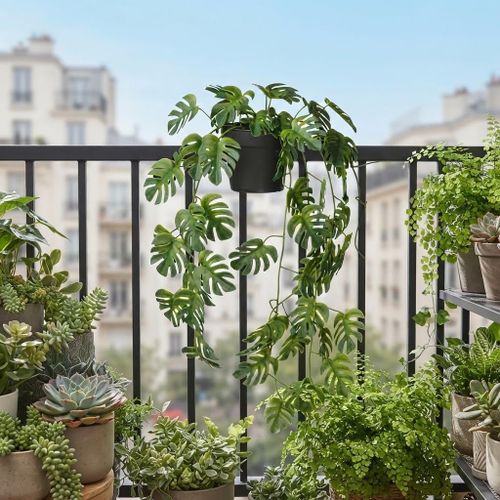 Plante Artificielle Monstera – Effet Naturel Intérieur & Extérieur sans Entretien