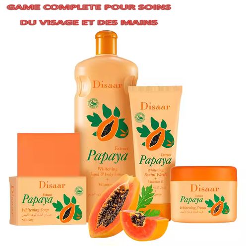 gamme soins visage papaye et vitamine E