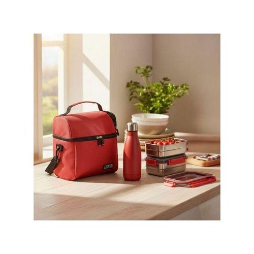 Ensemble Lunch Box Isotherme avec Bouteille en Acier Inoxydable et Boîtes Hermétiques – Idéal pour le Travail et l’École