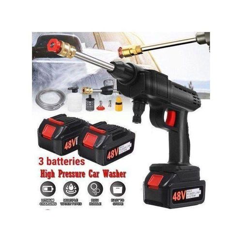 Pistolet de Lavage Haute Pression 48V Noir MaxClean