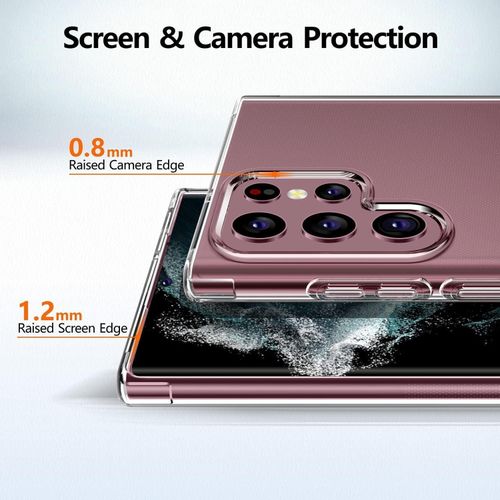 Couqe silicone transparent pour Samsung Galaxy S21 ultra 5G