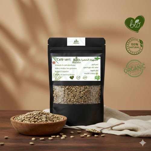 Grains de café vert non torréfiés 50g sélection soignée