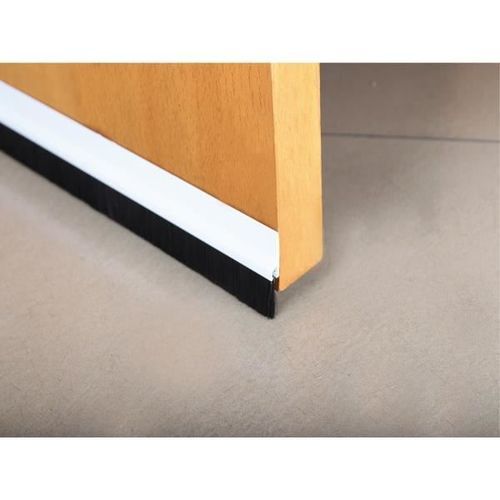 عازلة للصوت المطاط الذاتي لاصق فرشاة الباب السفلي ختم قطاع الباب مرنة