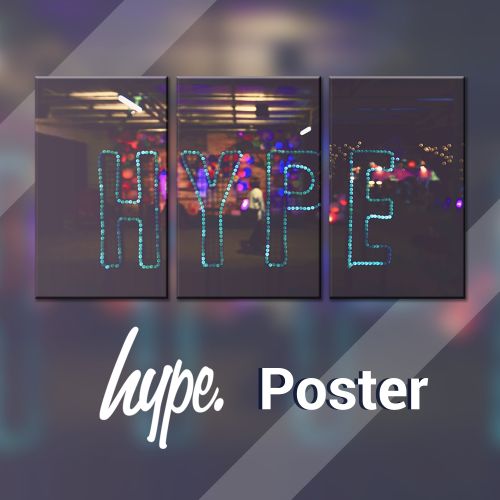 Neon Hype Tableau Decoratif - 90 cm x 50 cm