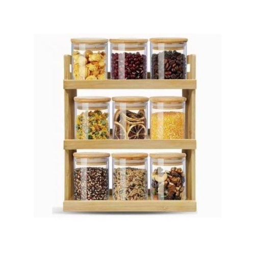 Pots à épices, contenants pour flocons d'avoine avec couvercle hermétique et cuillère, ensemble de