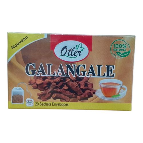 Tisane de Galangale - 100% Naturelle - Digestion & Énergie - 20 Sachets Enveloppés