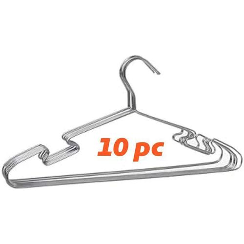 pack de 10 cintres de vêtements en métal