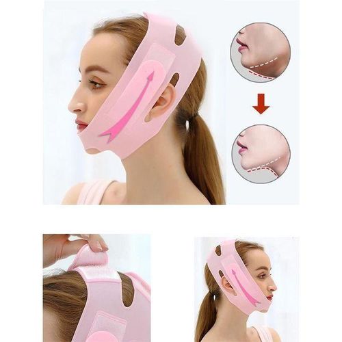 Masque V Lifting en Silicone Anti Double Menton Raffermissant et Amincissant le Visage