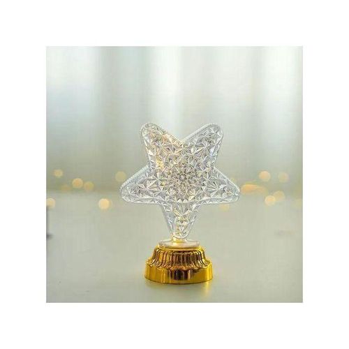 Lampe de Table en Cristal – Design Nordique avec Éclairage LED pour Ambiance Moderne