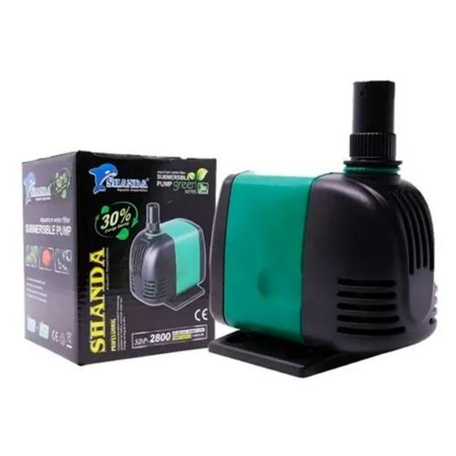 شاندا: مضخة حوض أسماك 1800 لتر/ساعة - مضخة غاطسة صغيرة مزودة بفلتر إسفنجي حيوي داخلي - SDP-2800 / توفير 30% من الطاقة