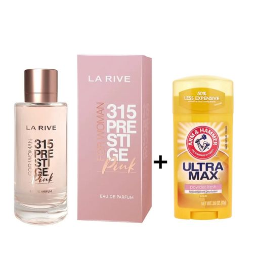 Eau de Parfum 315 Prestige Pink+ULTRAMAX Déodorant Poudre fraîche