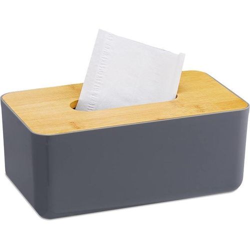 Boîte à mouchoirs élégante avec couvercle en bois – Design moderne pour bureau ou maison