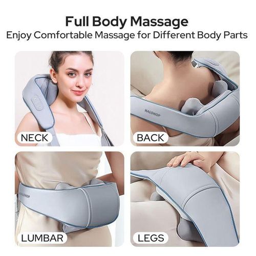 Oreiller de massage métropolitain,Châle de massage de cou et le dos,masseur de colonne cervicale